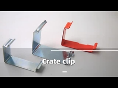 স্ট্যান্ডার্ড এবং OEM প্রকার কাস্টমাইজড শীট ধাতু ফ্যাব্রিকেশন স্প্রিং রিটেইনারিং ক্রেট ক্লিপ দ্রুত মুক্তি