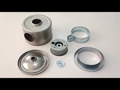 আইএসও ধাতু কারখানা কাস্টমাইজড গভীর অঙ্কন # 6 # 8 # 10 # 12 পূর্ণ আকার অ্যালুমিনিয়াম জ্যাকেট ধারক গভীর অঙ্কন