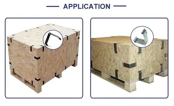 কার্বন ইস্পাত স্ট্যাম্পিং Punching Powered Zinc Plated Sheet Clamps Crate Clips