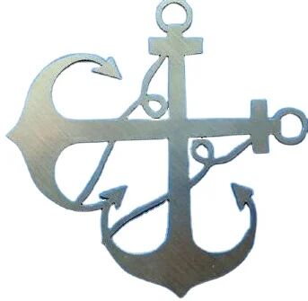 কাস্টমাইজড প্যাটার্ন লেজার কাট কারুশিল্প গার্ডেন পার্কের অলঙ্কারগুলির জন্য কাস্টমাইজড রঙ সহ ধাতব সজ্জা